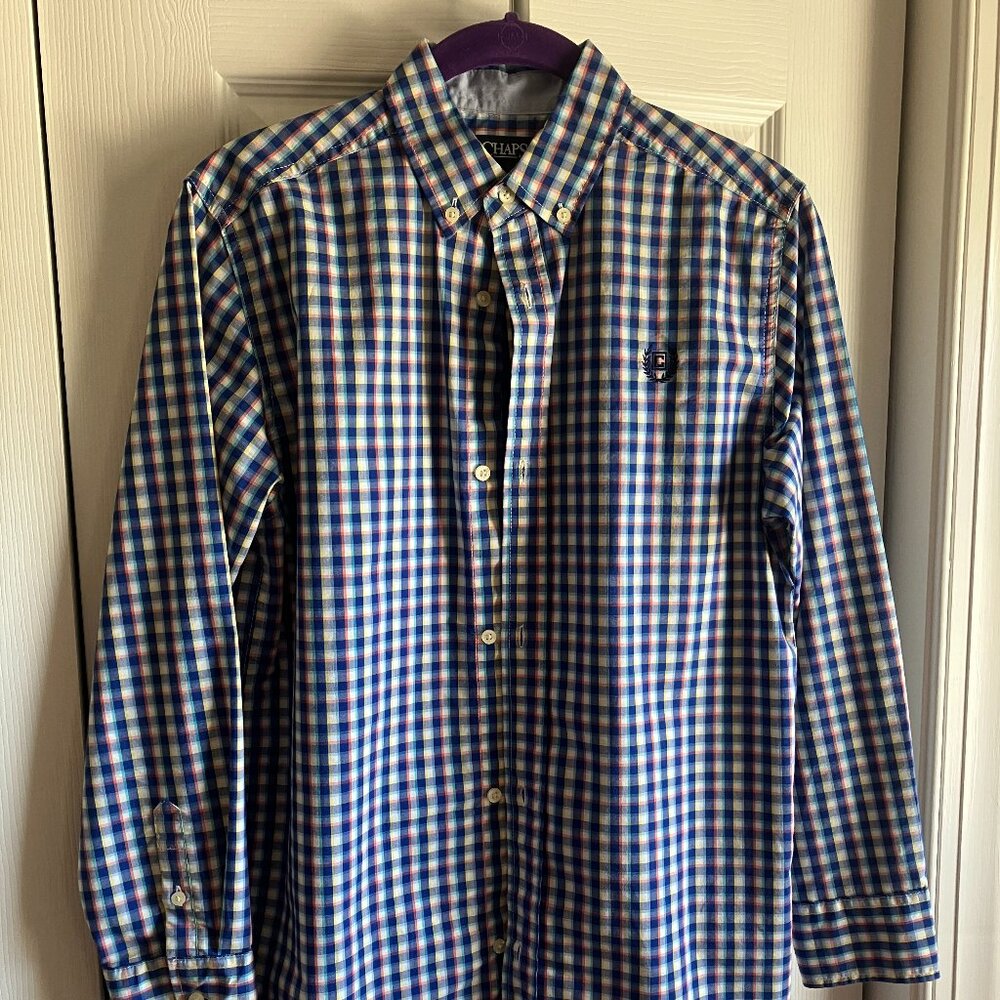 Boys Checked Chaps Button Down Shirt